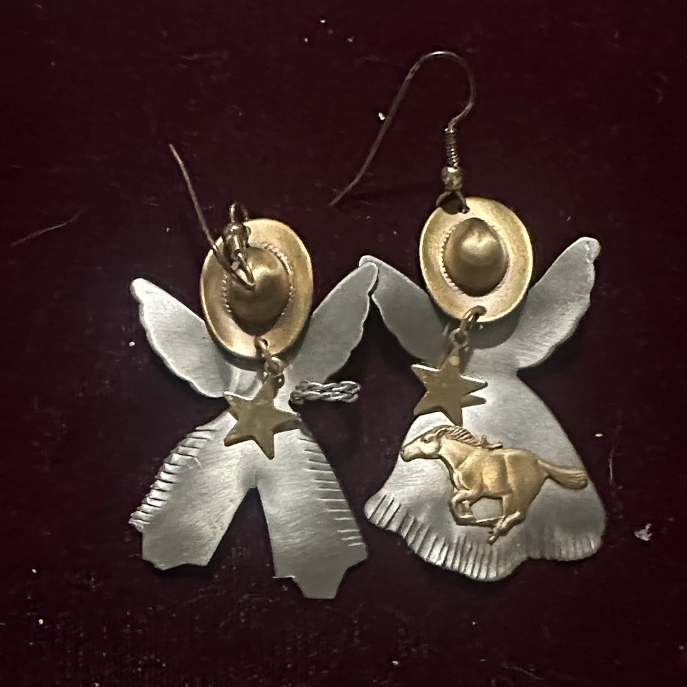 Cowboy and Cowgirl Earrings